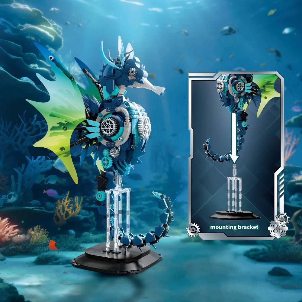 Mechanical Seahorse - 1003-Piece Ocean Building Set