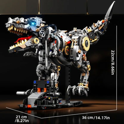 CyberRex Mechanical T-Rex - 1268pcs Motorized Dinosaur Building Set