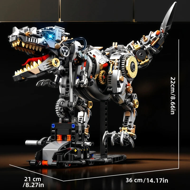 Mechanical T-Rex - 1268Pcs Motorized Dinosaur Building Set